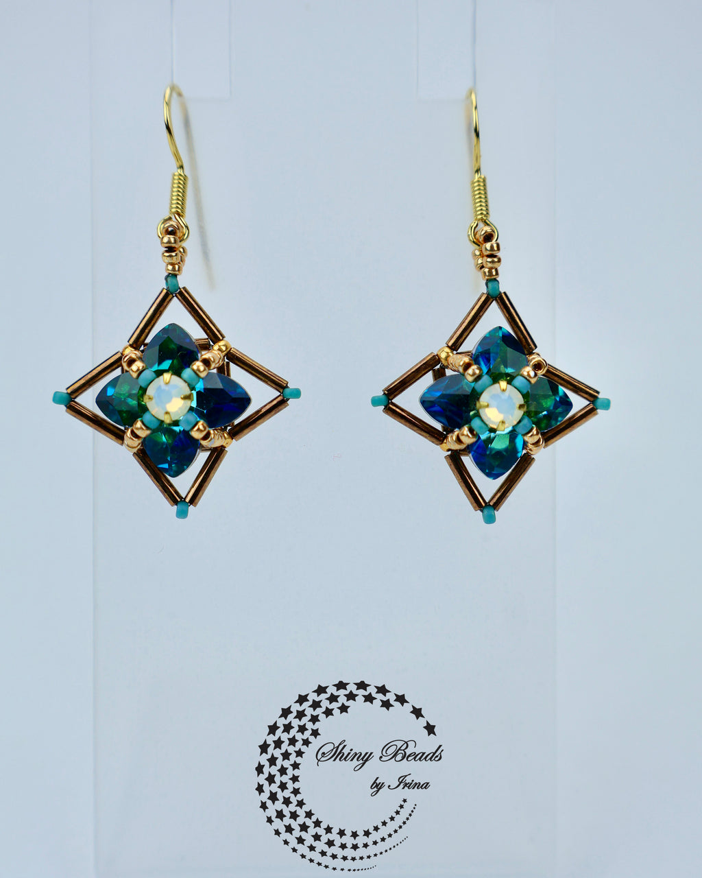 "FLOWER FIELDS TURQUOISE" EARRINGS
