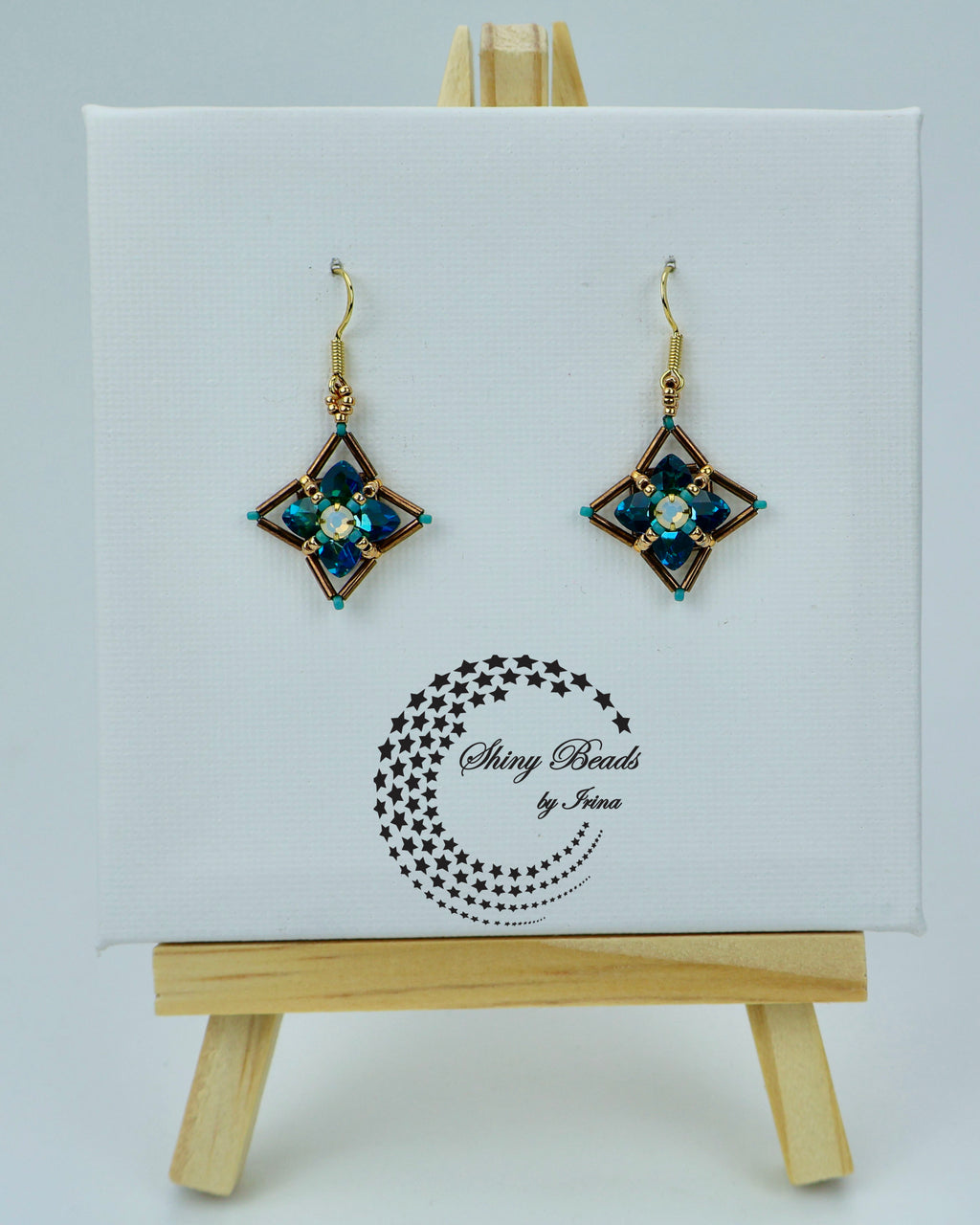 "FLOWER FIELDS TURQUOISE" EARRINGS