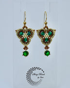 "FRIDA GREEN" EARRINGS