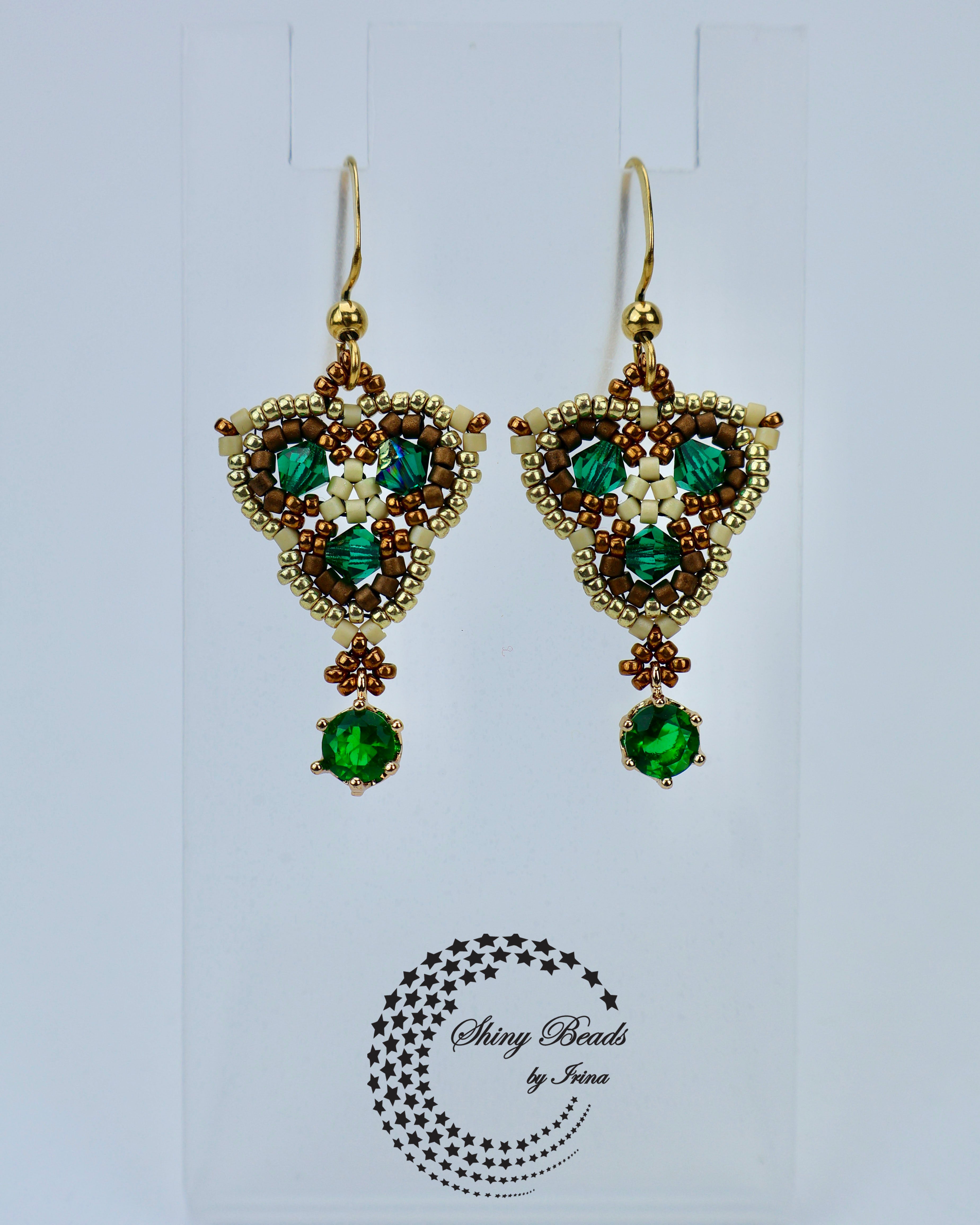 "FRIDA GREEN" EARRINGS