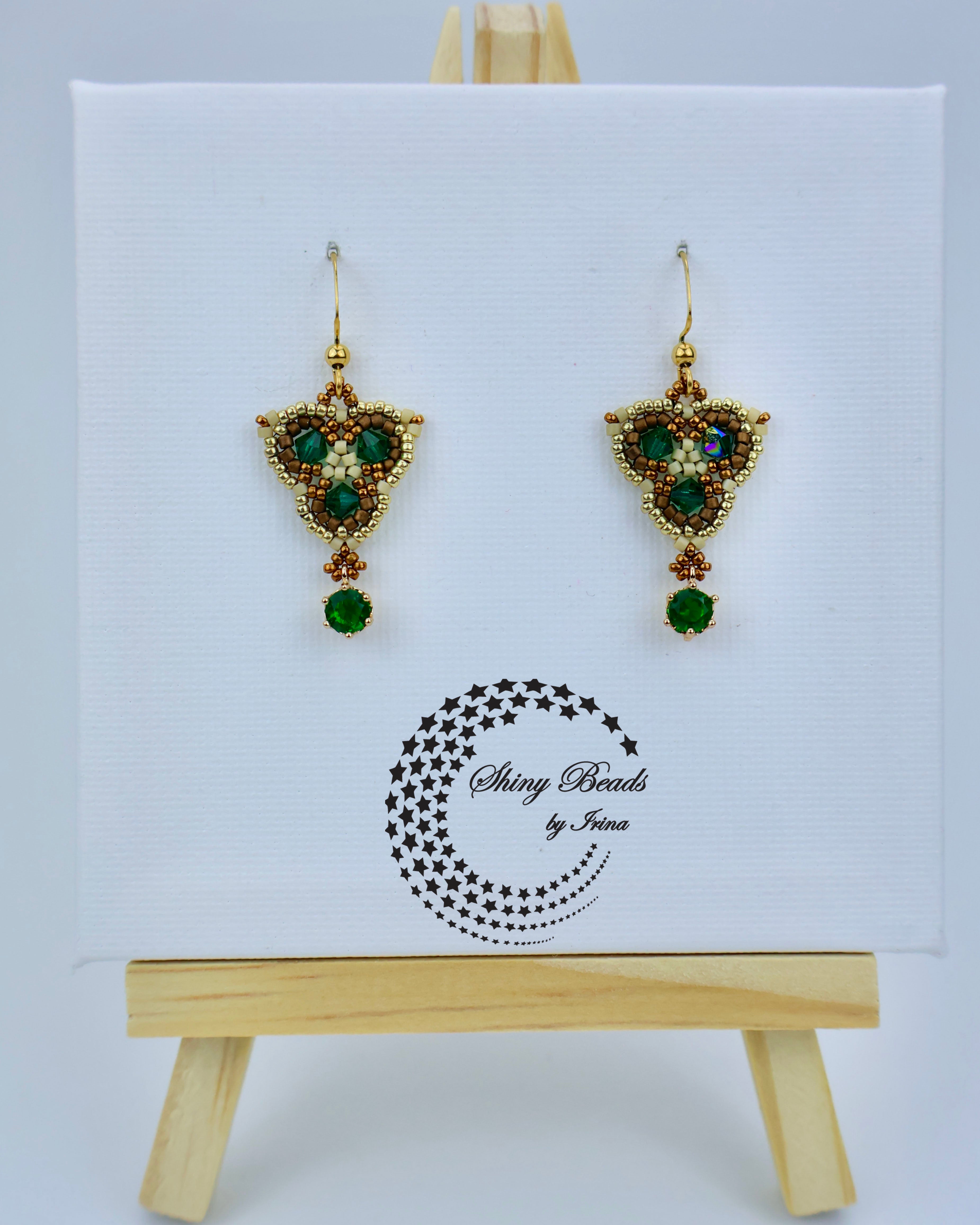 "FRIDA GREEN" EARRINGS