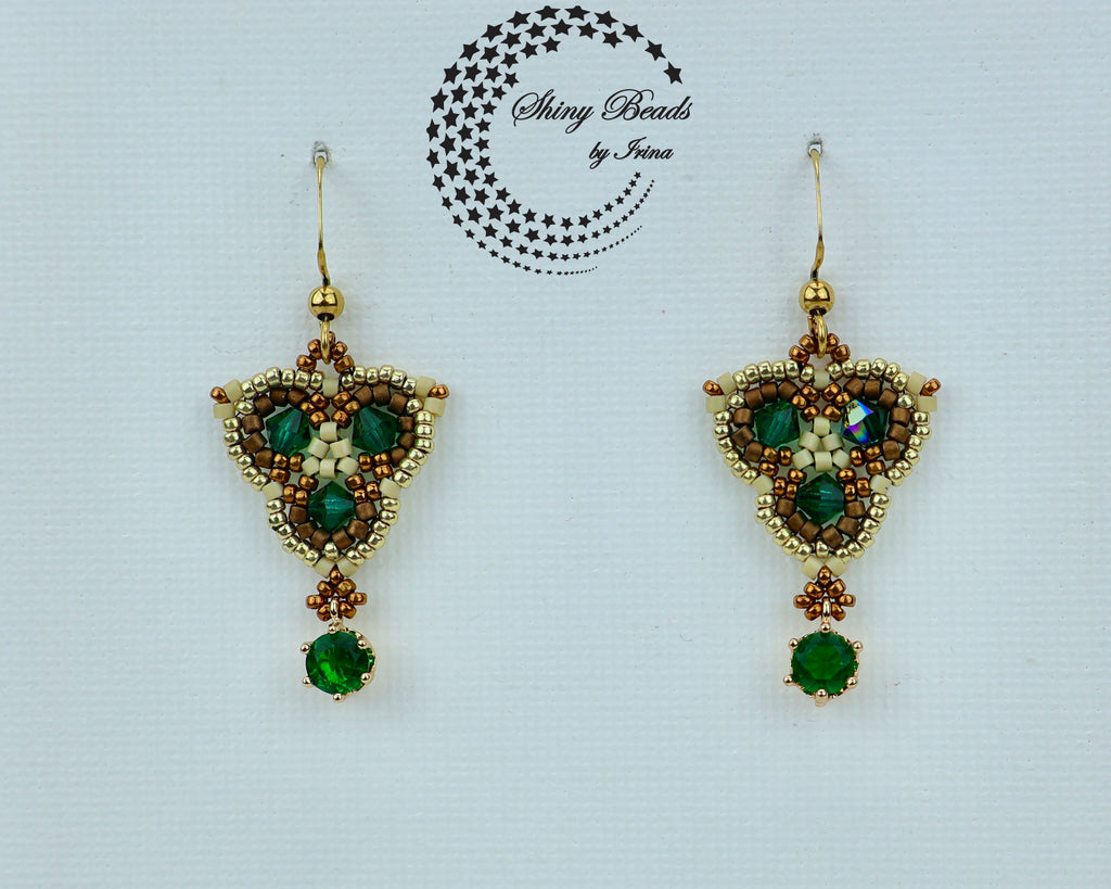 "FRIDA GREEN" EARRINGS