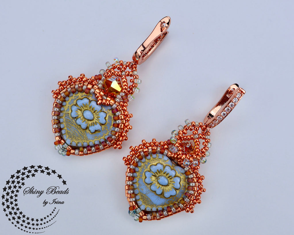"CECILE'S HEART" EARRINGS