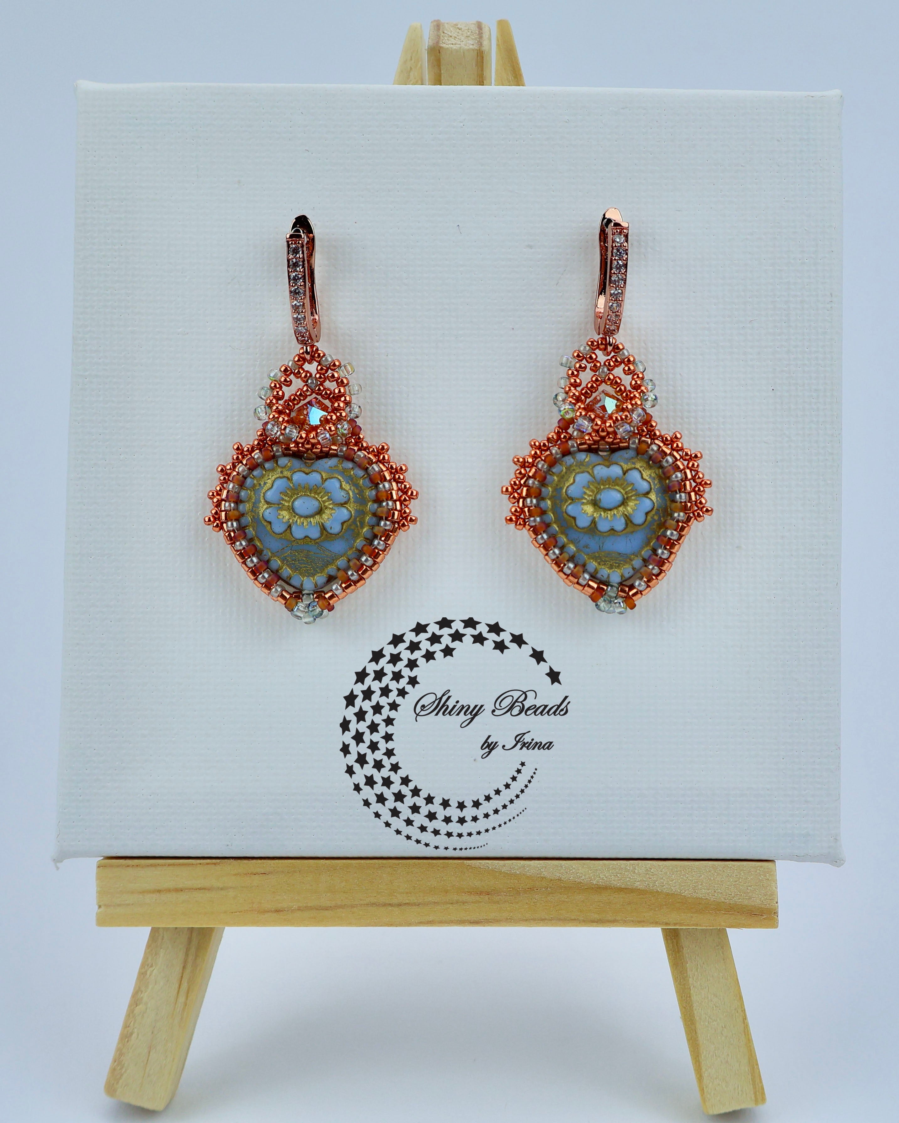 "CECILE'S HEART" EARRINGS