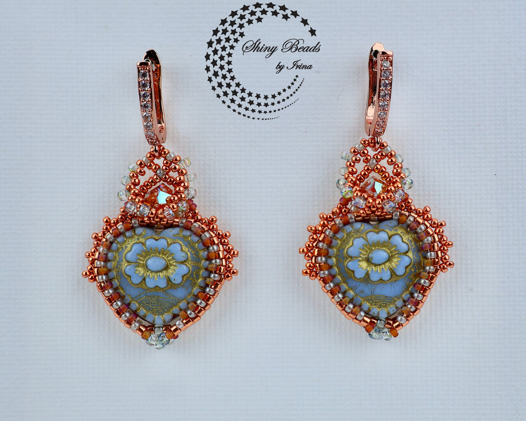 "CECILE'S HEART" EARRINGS