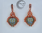 "CECILE'S HEART" EARRINGS