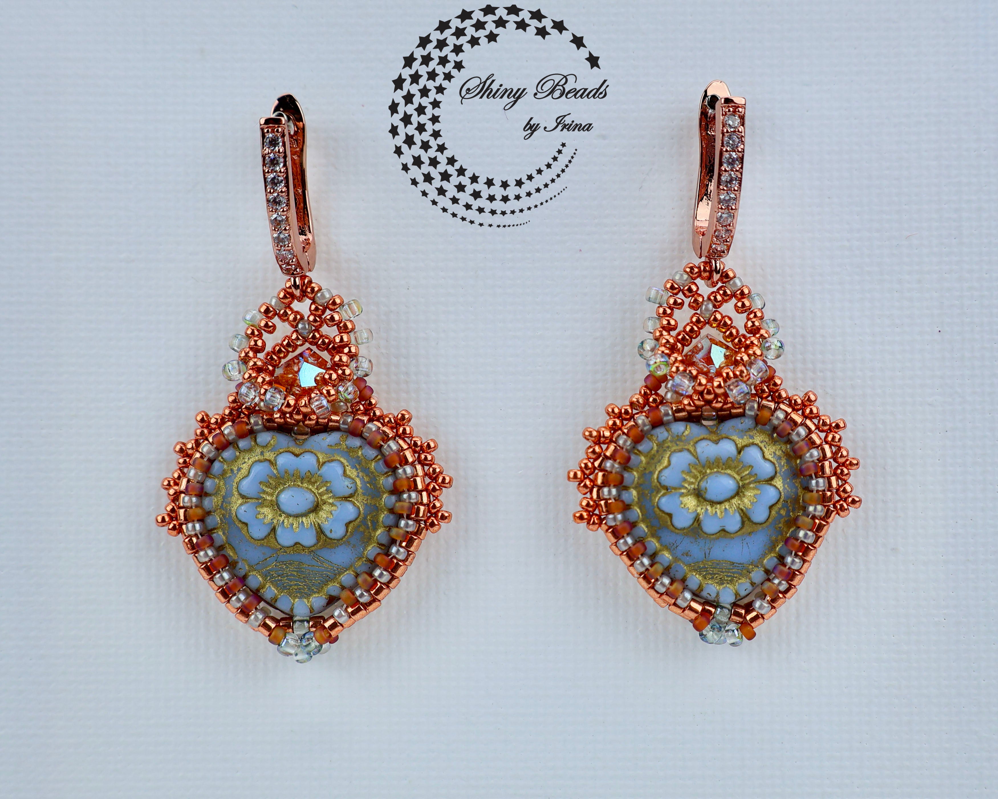 "CECILE'S HEART" EARRINGS