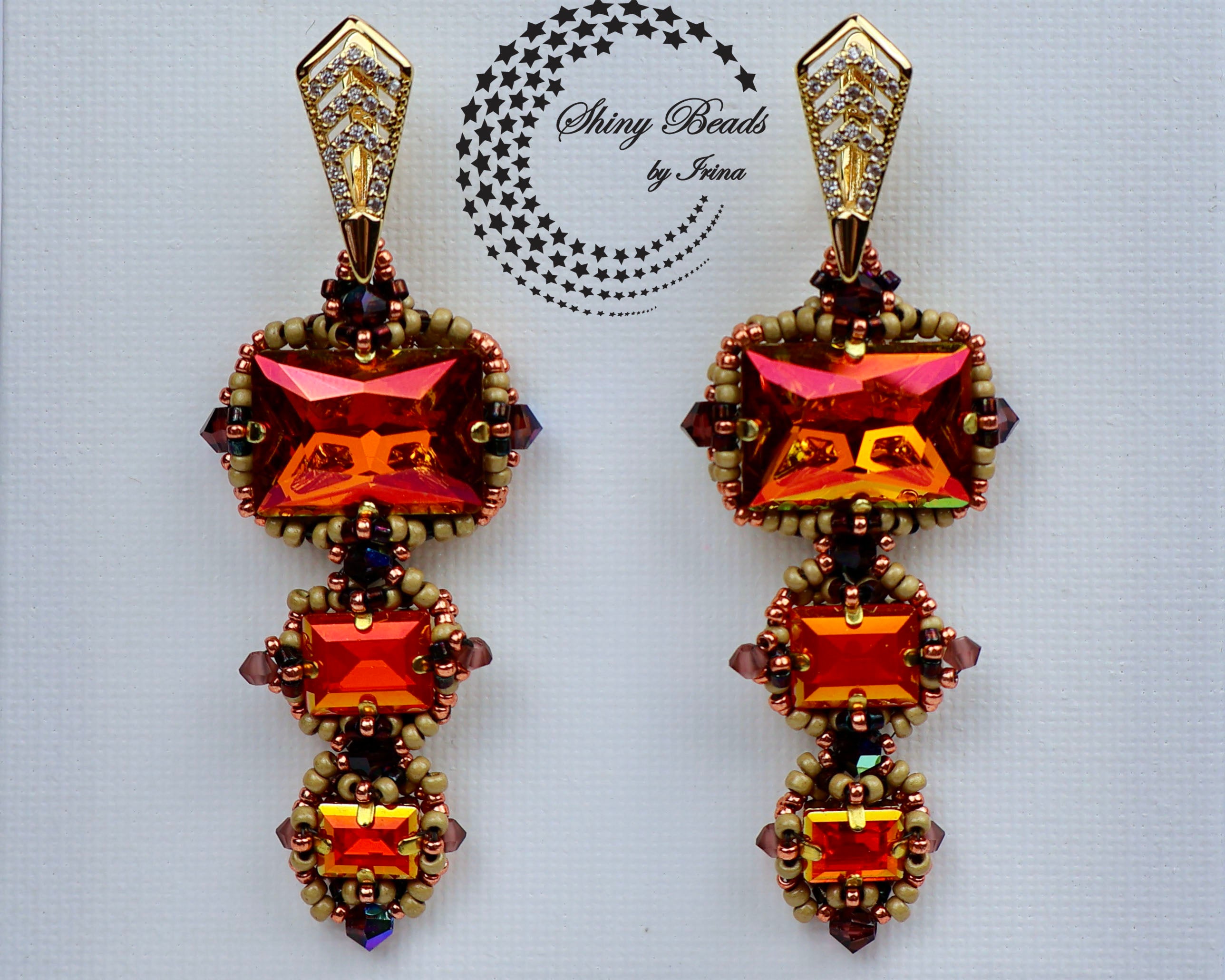 '' ORION'S BELT'' EARRINGS