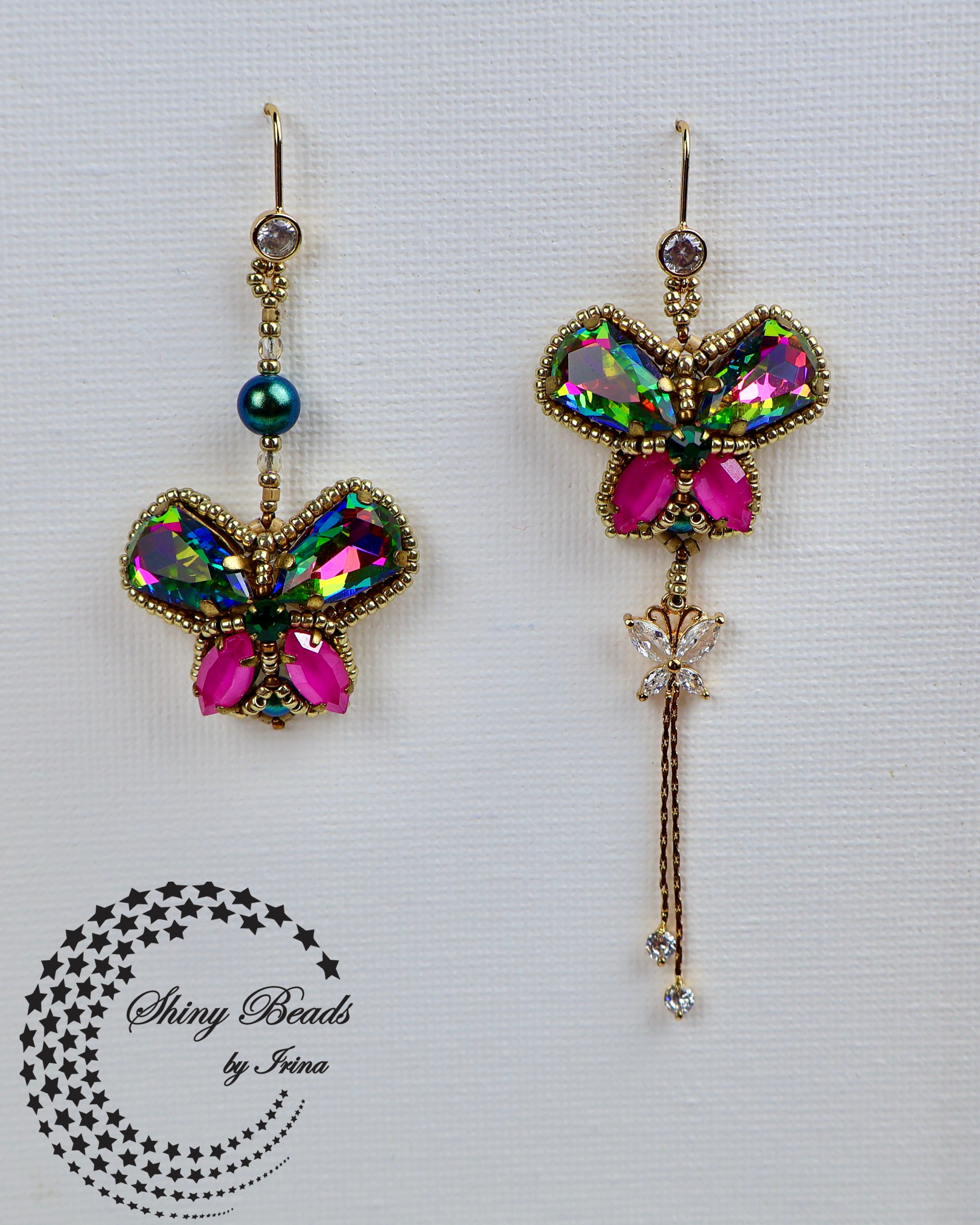 ''SWALLOWTAIL'' EARRINGS