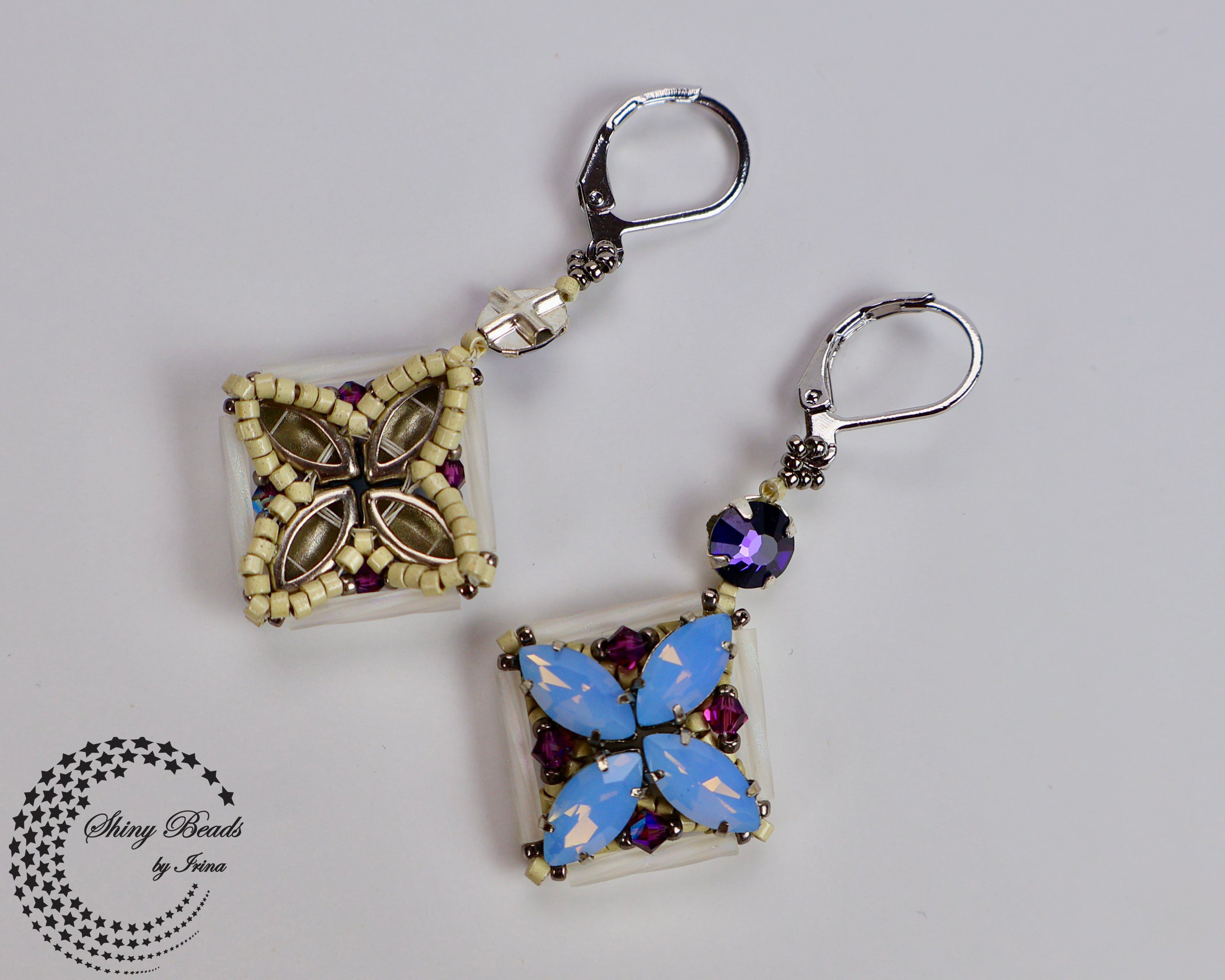 ''DUTCH TILE' EARRINGS