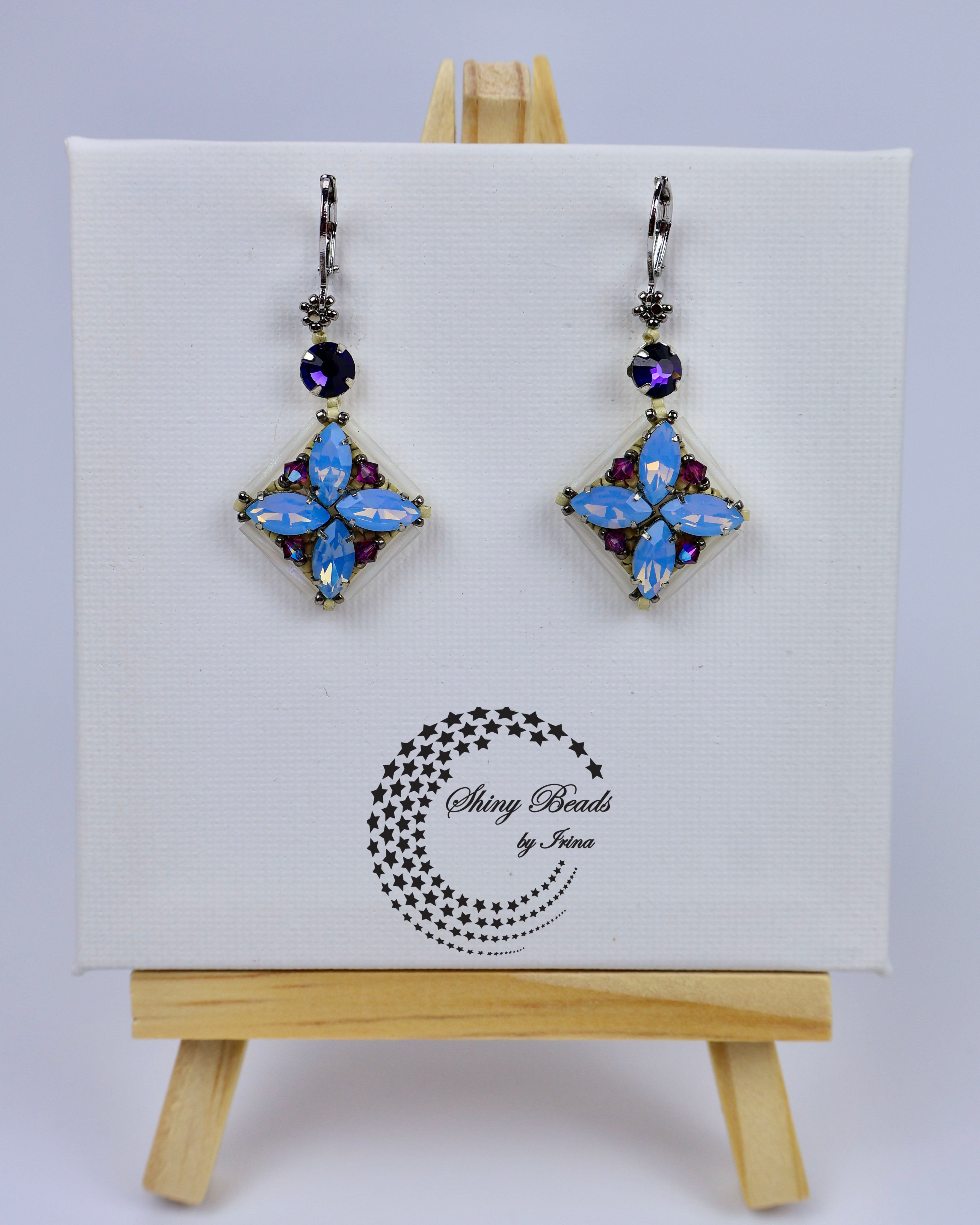 ''DUTCH TILE' EARRINGS