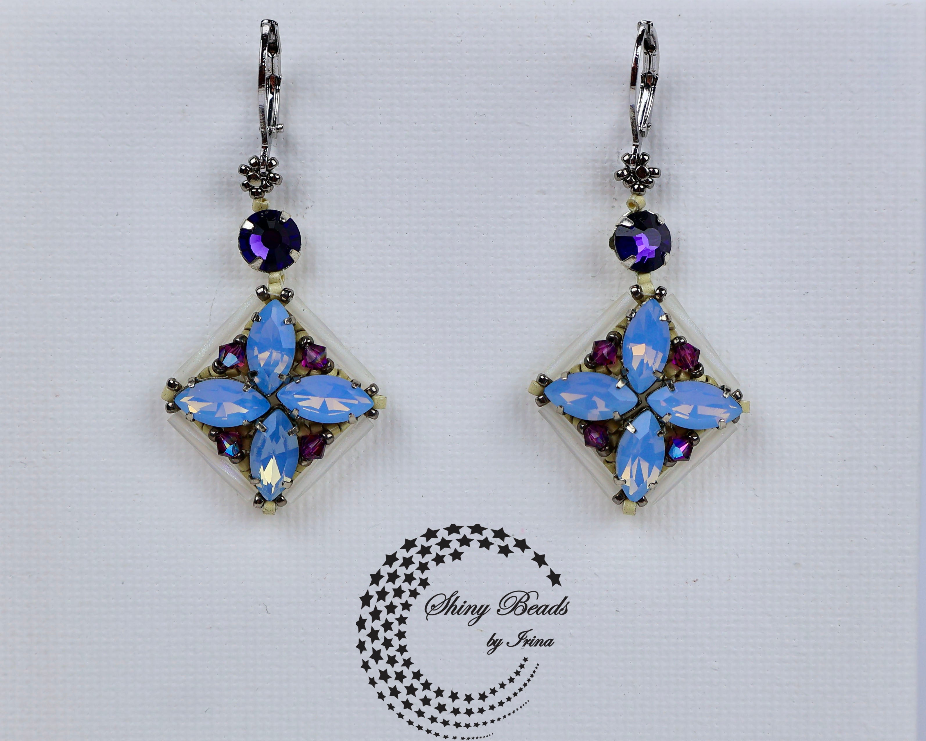 ''DUTCH TILE' EARRINGS