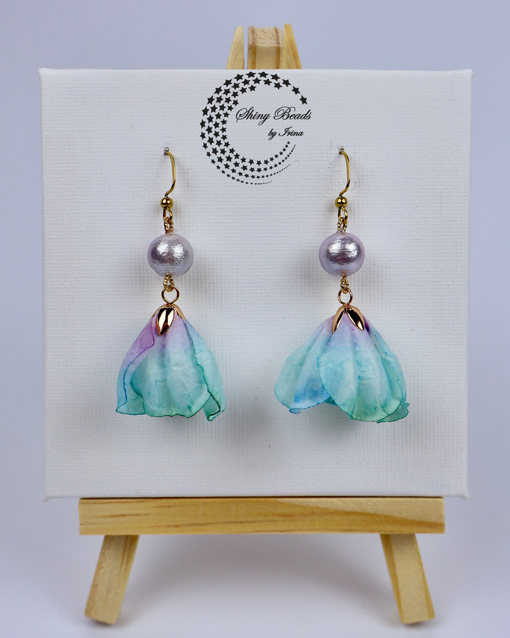 ''FLOWER SKIRT'' EARRINGS