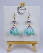 ''FLOWER SKIRT'' EARRINGS