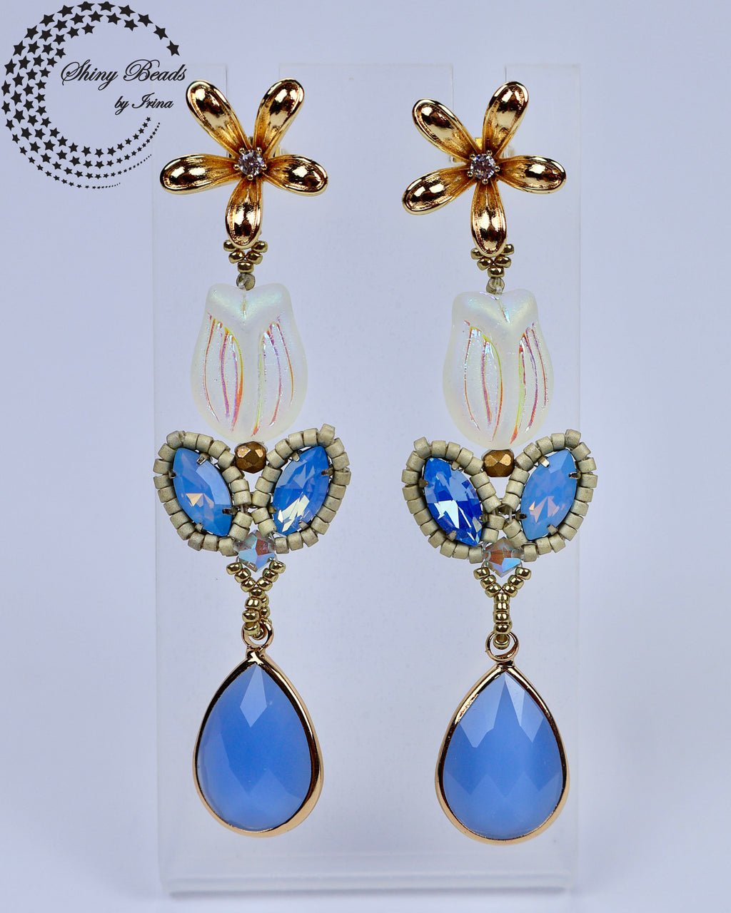 ''PINK DIAMOND'' EARRINGS