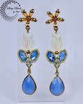 ''PINK DIAMOND'' EARRINGS