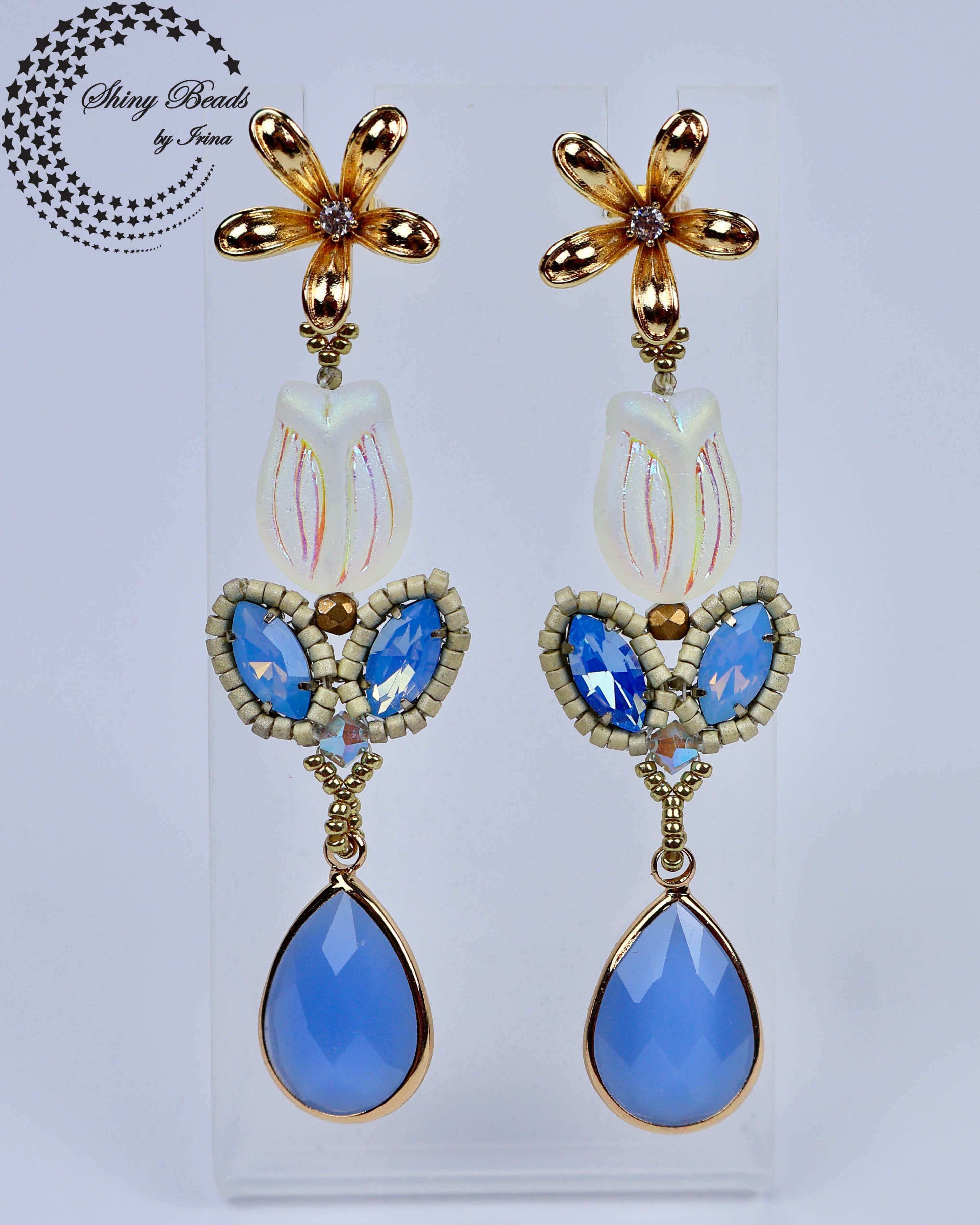 ''PINK DIAMOND'' EARRINGS