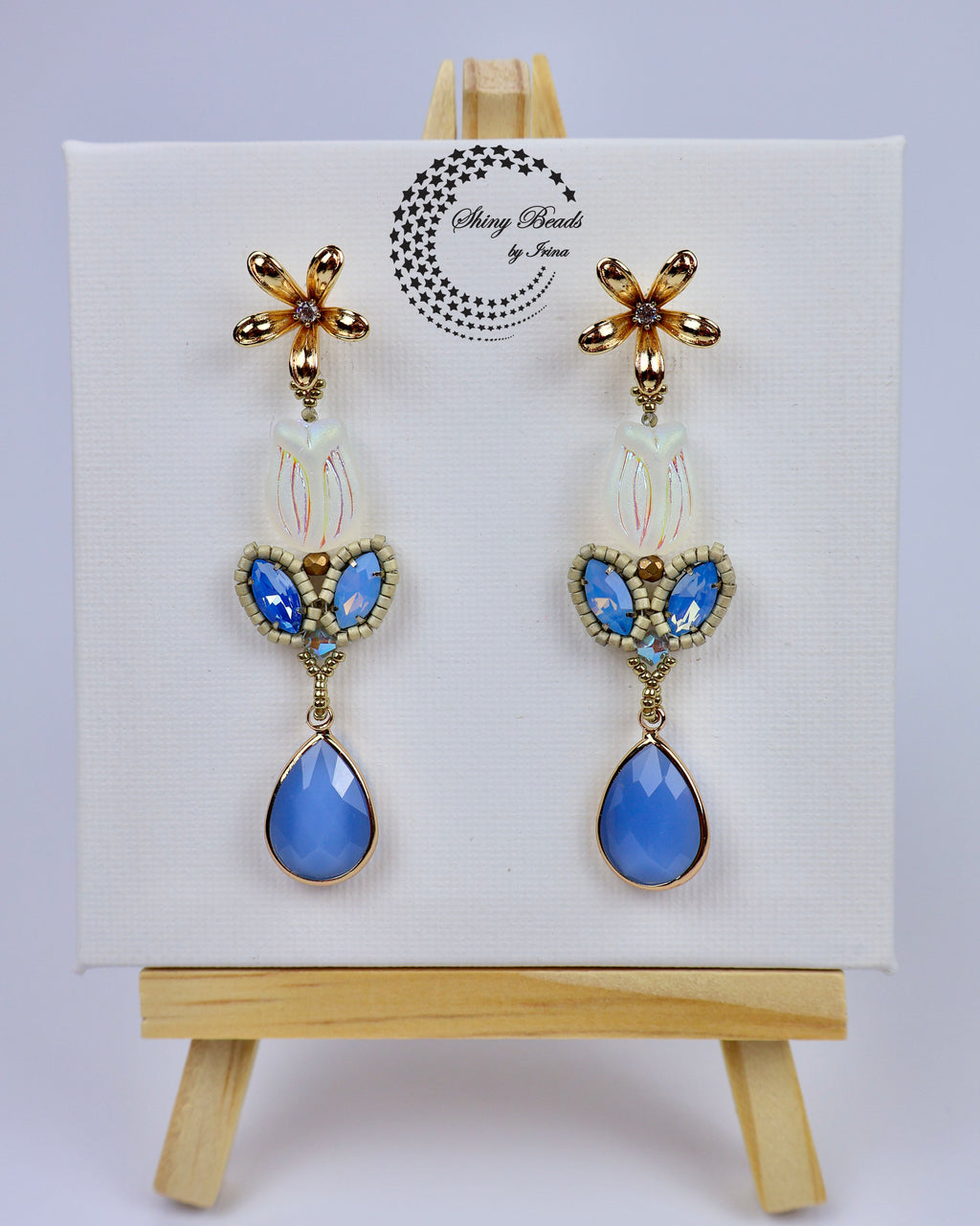 ''PINK DIAMOND'' EARRINGS