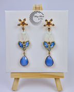 ''PINK DIAMOND'' EARRINGS