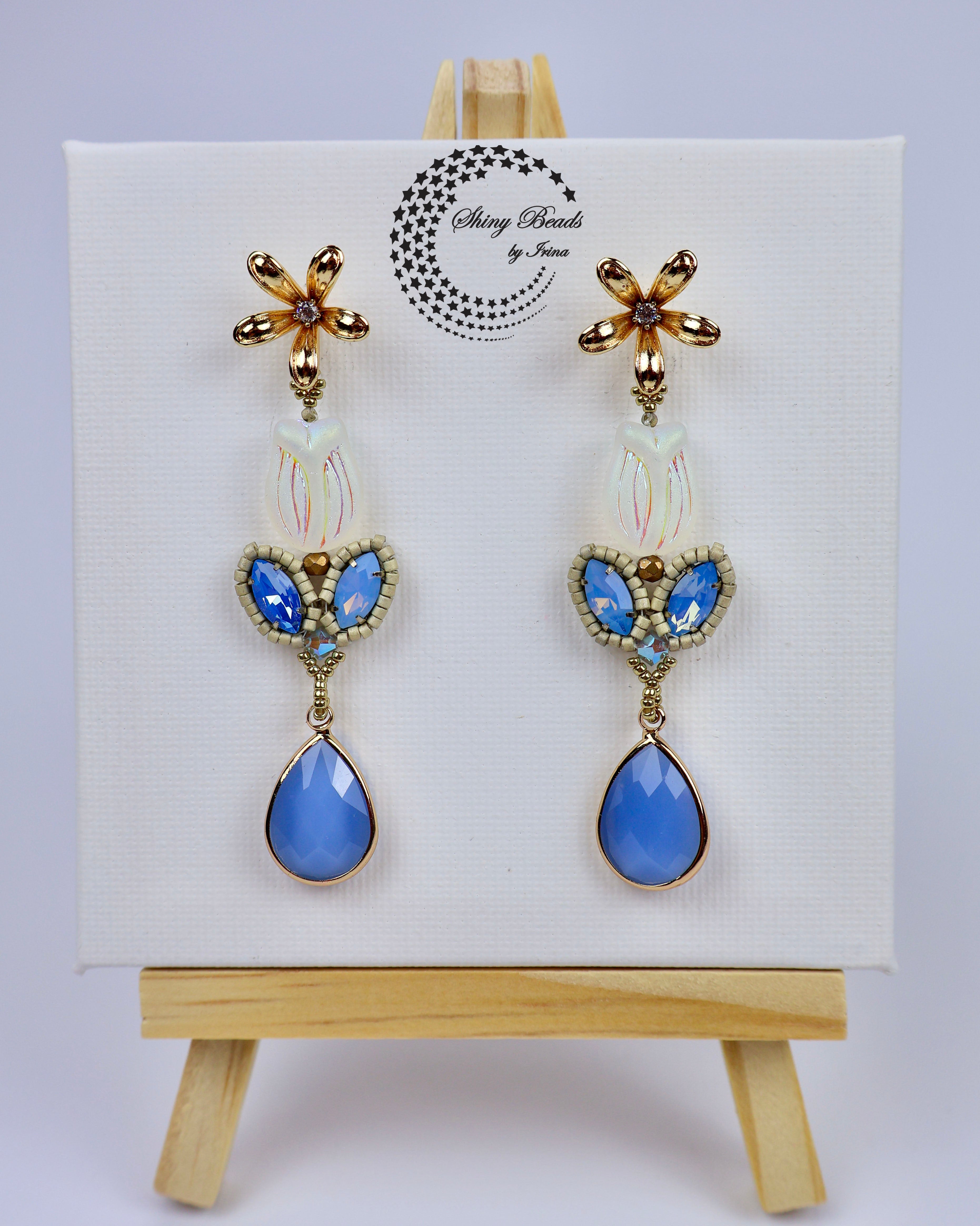 ''PINK DIAMOND'' EARRINGS
