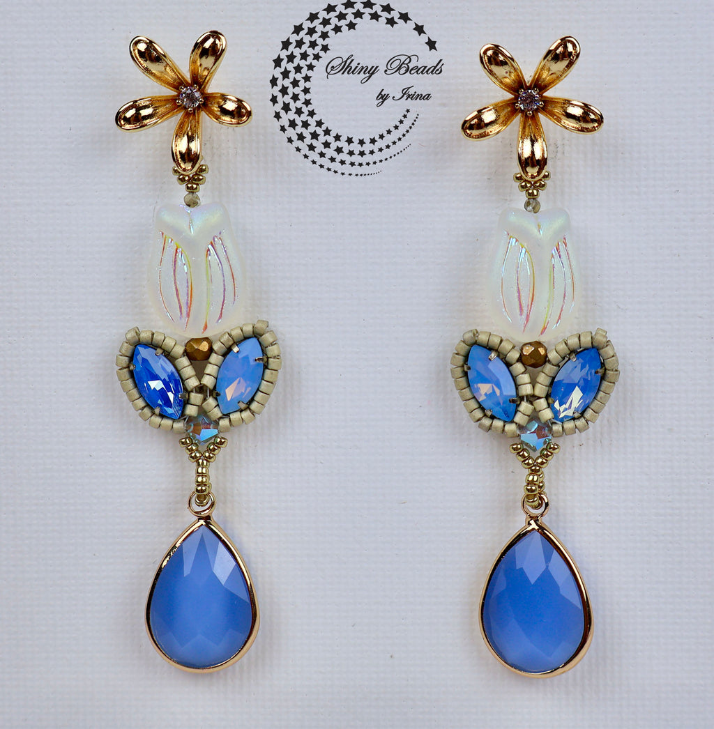 ''PINK DIAMOND'' EARRINGS