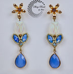 ''PINK DIAMOND'' EARRINGS