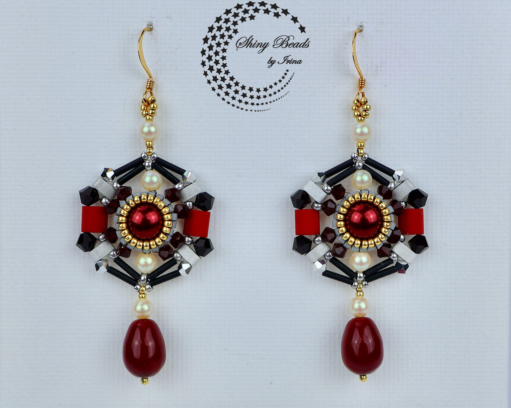 ''SNOW WHITE'' EARRINGS