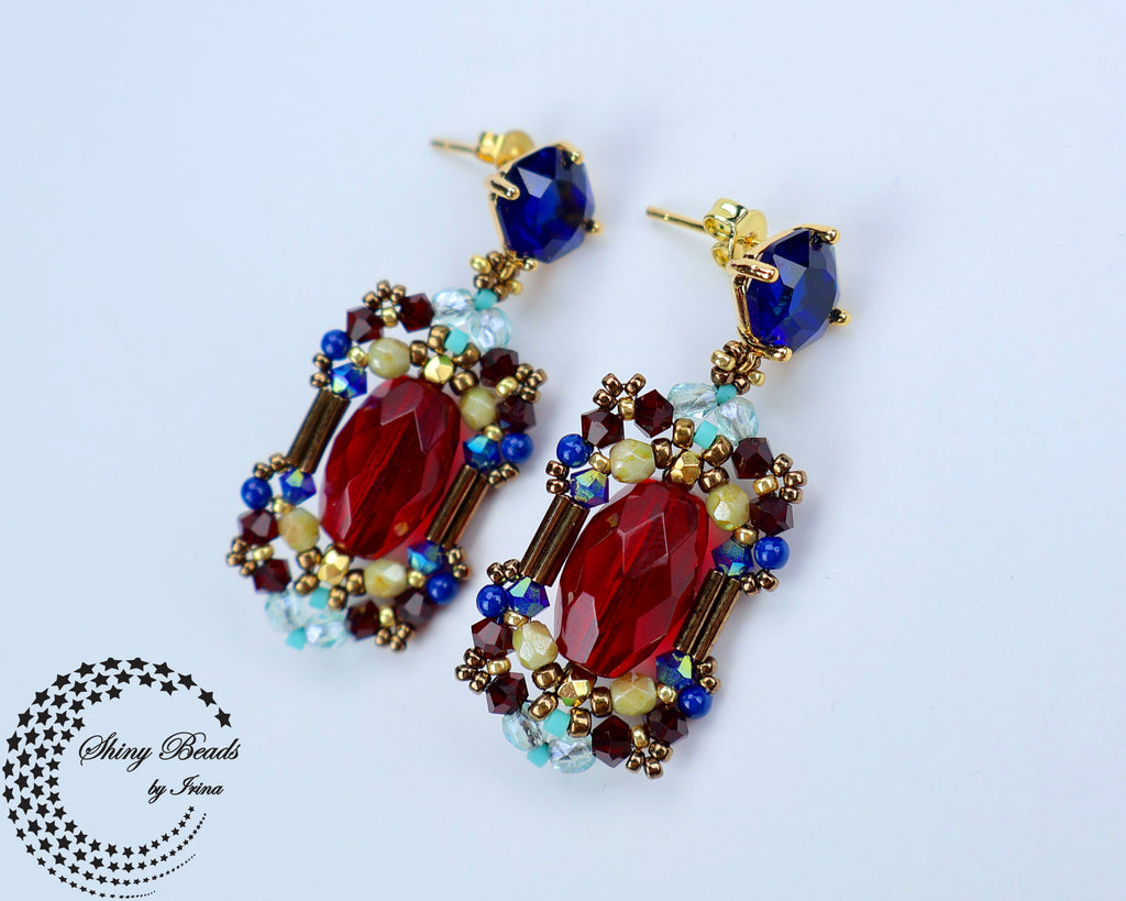 "RED LANCET" EARRINGS