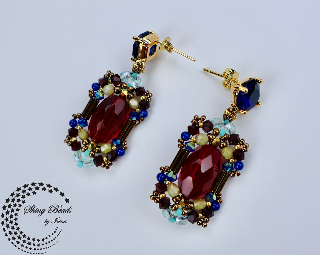 "RED LANCET" EARRINGS