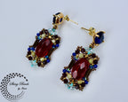 "RED LANCET" EARRINGS