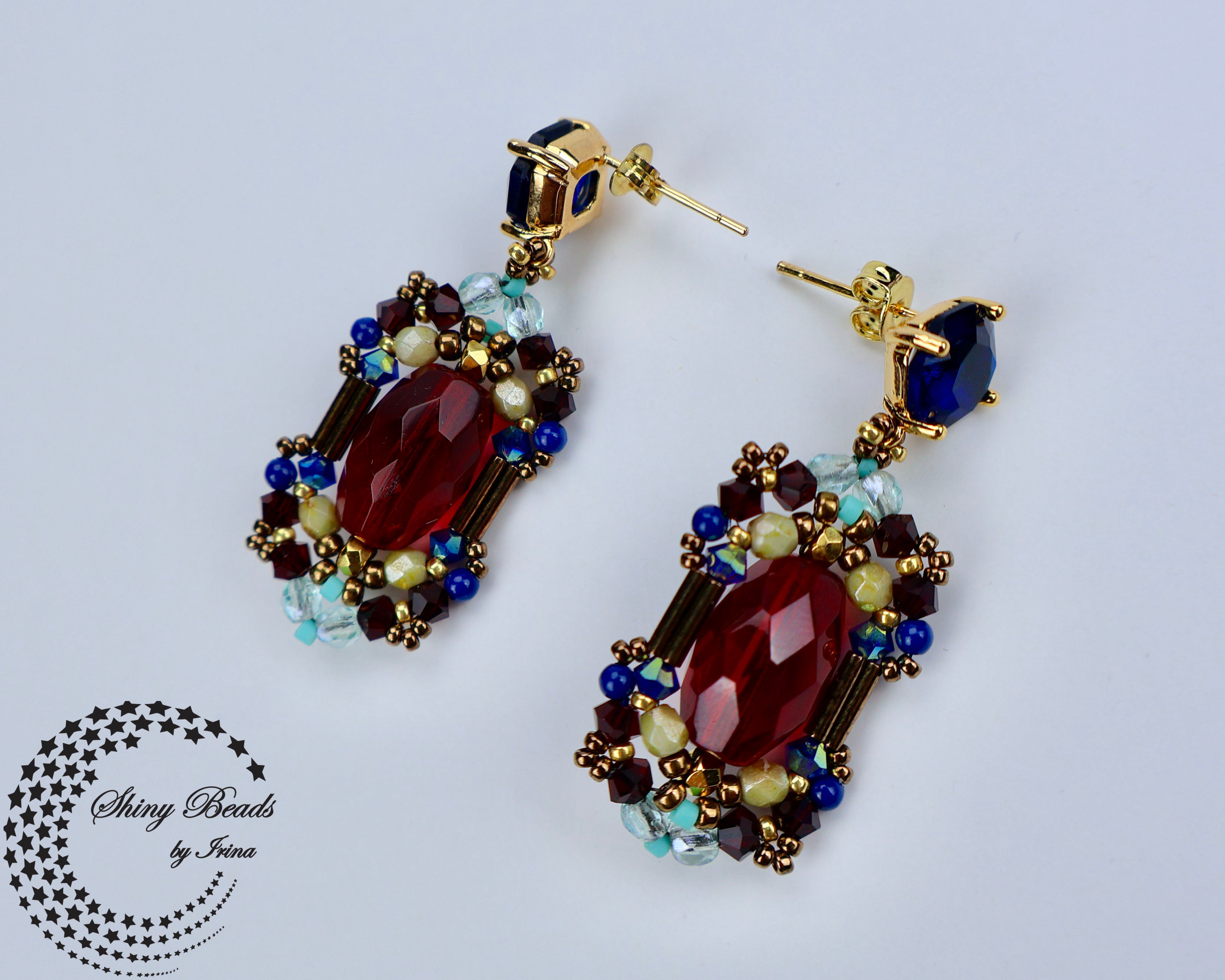 "RED LANCET" EARRINGS