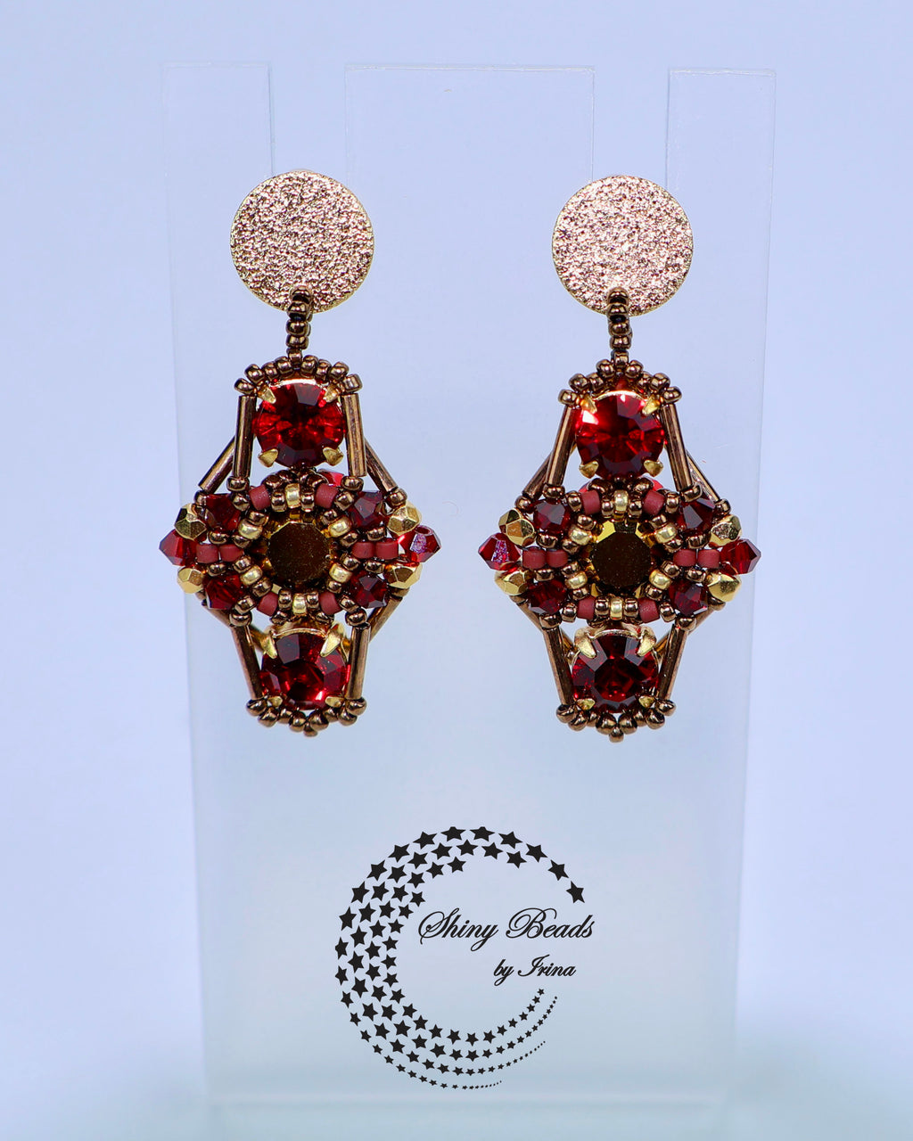"RUBY OCULUS" EARRINGS