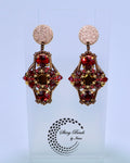 "RUBY OCULUS" EARRINGS