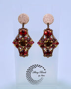 "RUBY OCULUS" EARRINGS