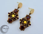 "RUBY OCULUS" EARRINGS
