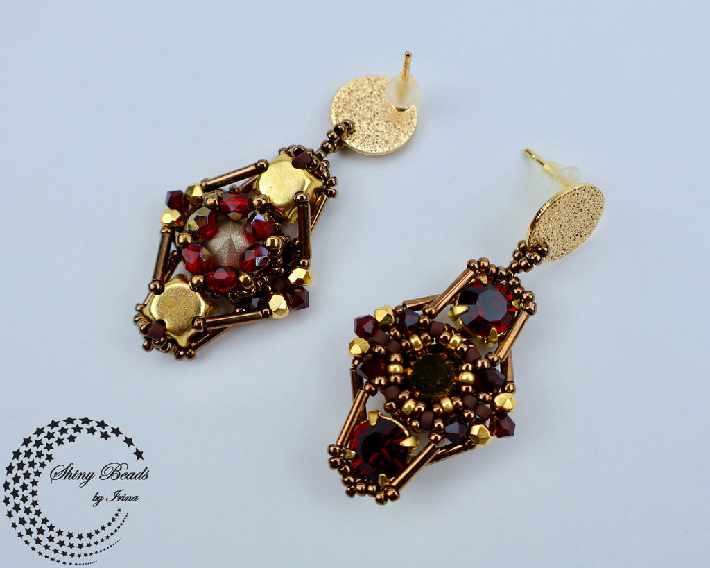 "RUBY OCULUS" EARRINGS