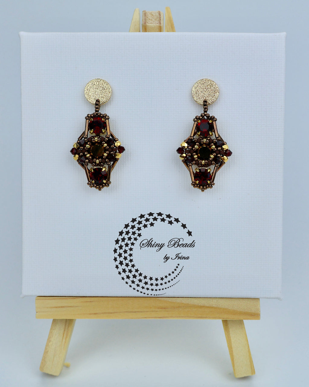 "RUBY OCULUS" EARRINGS
