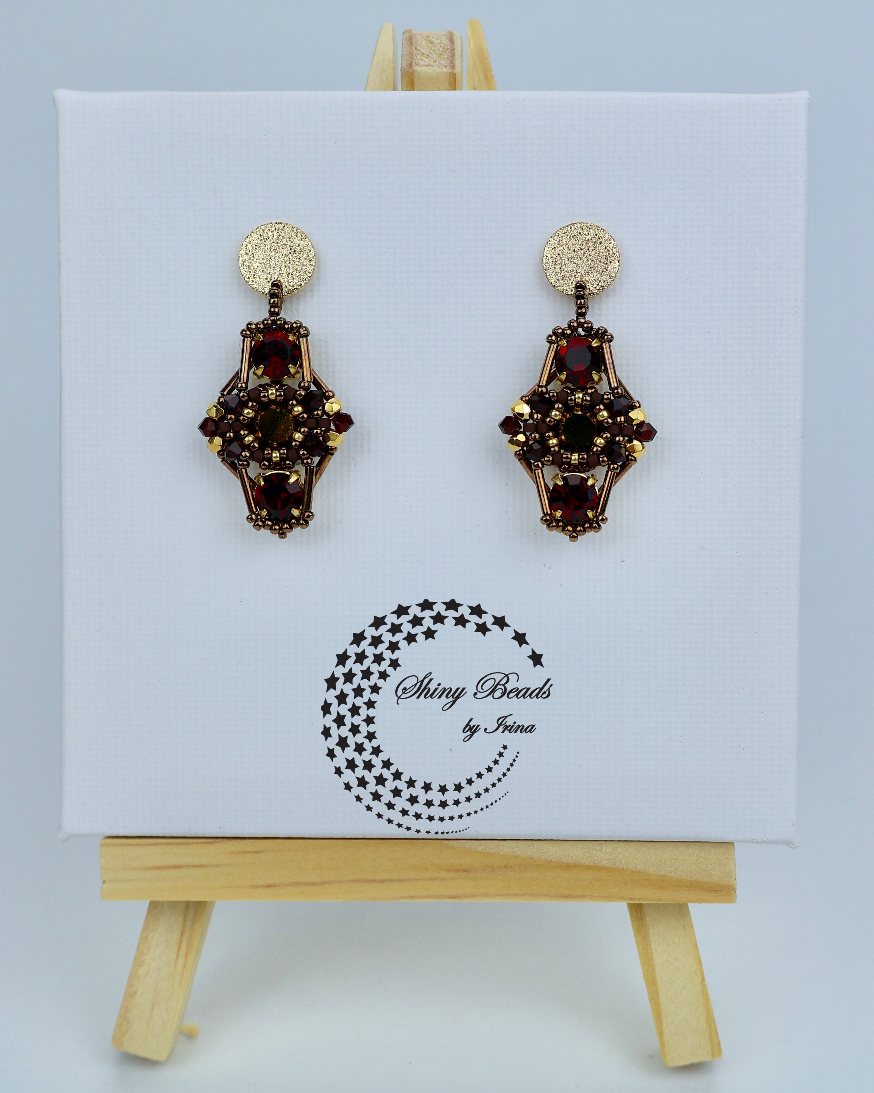 "RUBY OCULUS" EARRINGS
