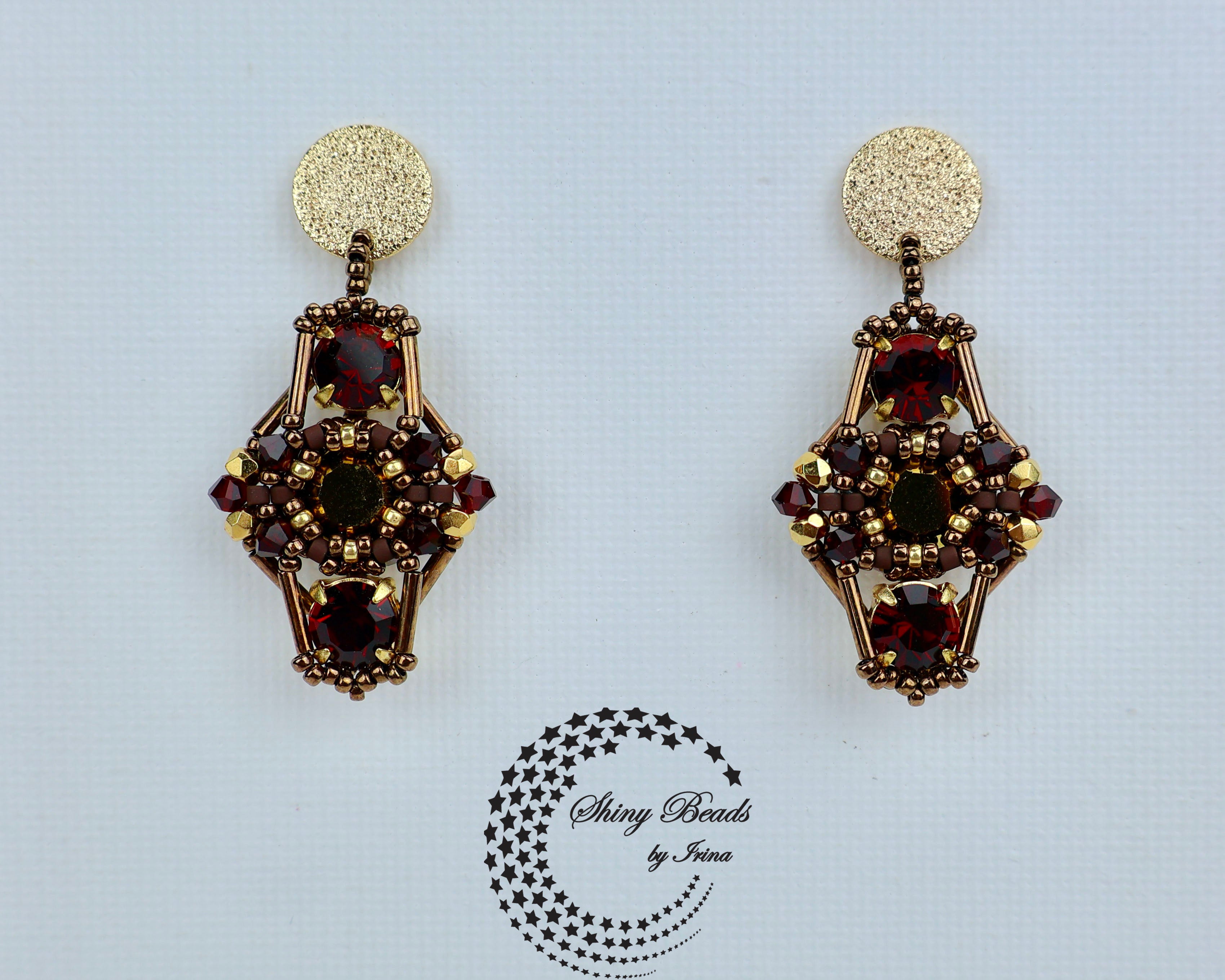 "RUBY OCULUS" EARRINGS