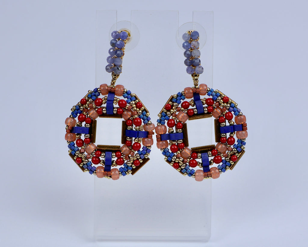 ''NUTMEG'' EARRINGS