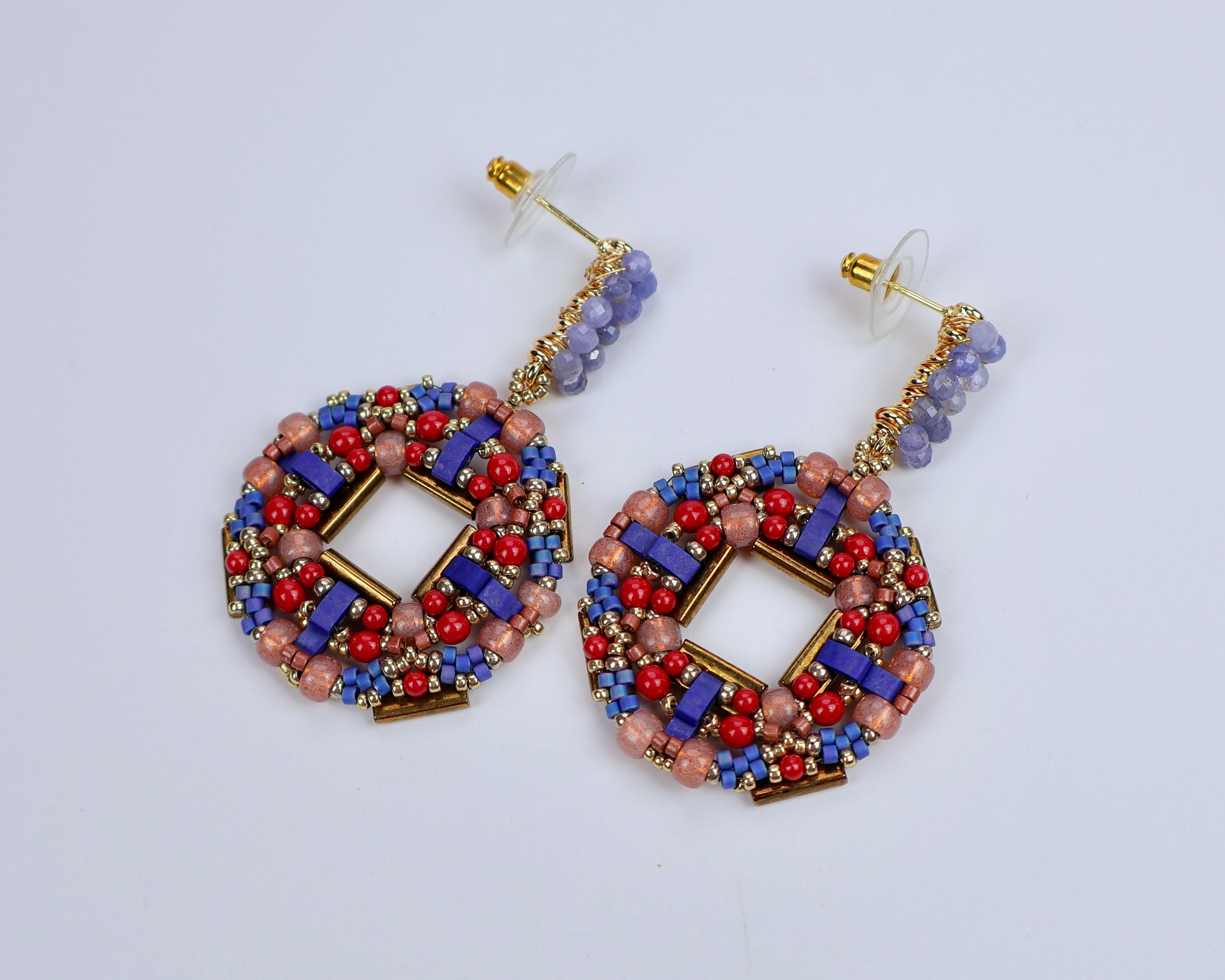 ''NUTMEG'' EARRINGS