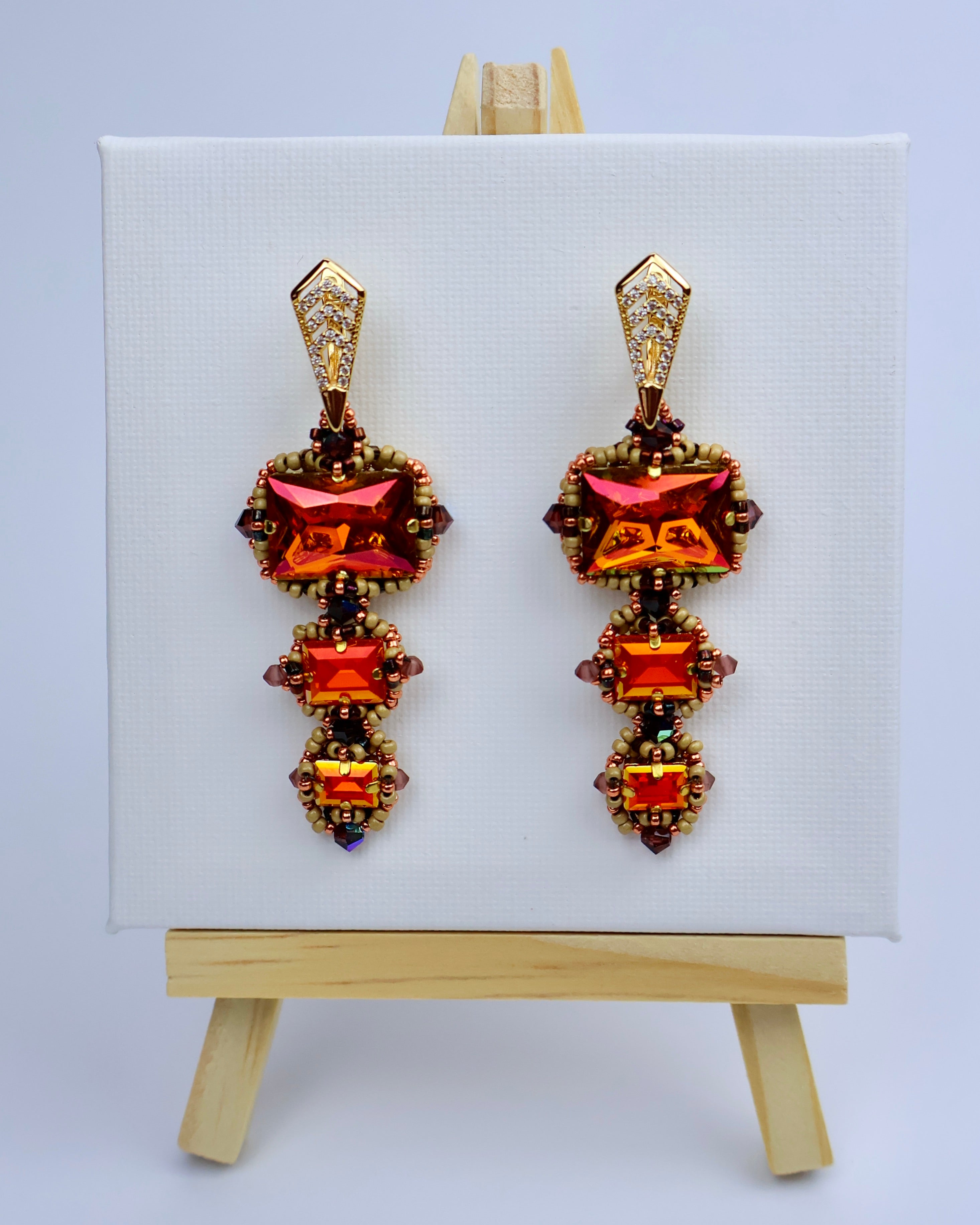 '' ORION'S BELT'' EARRINGS
