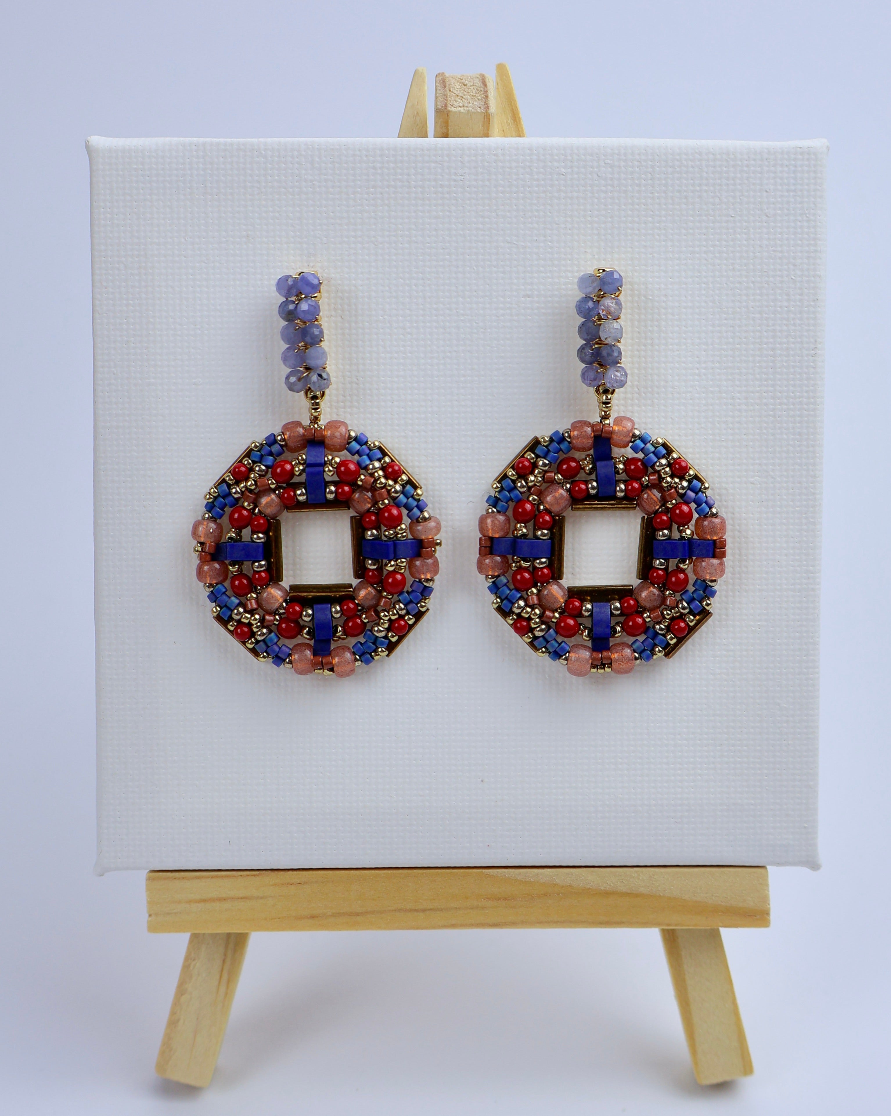 ''NUTMEG'' EARRINGS