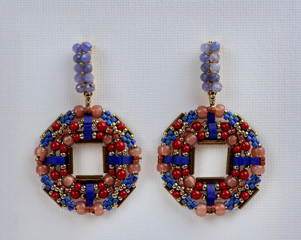 ''NUTMEG'' EARRINGS