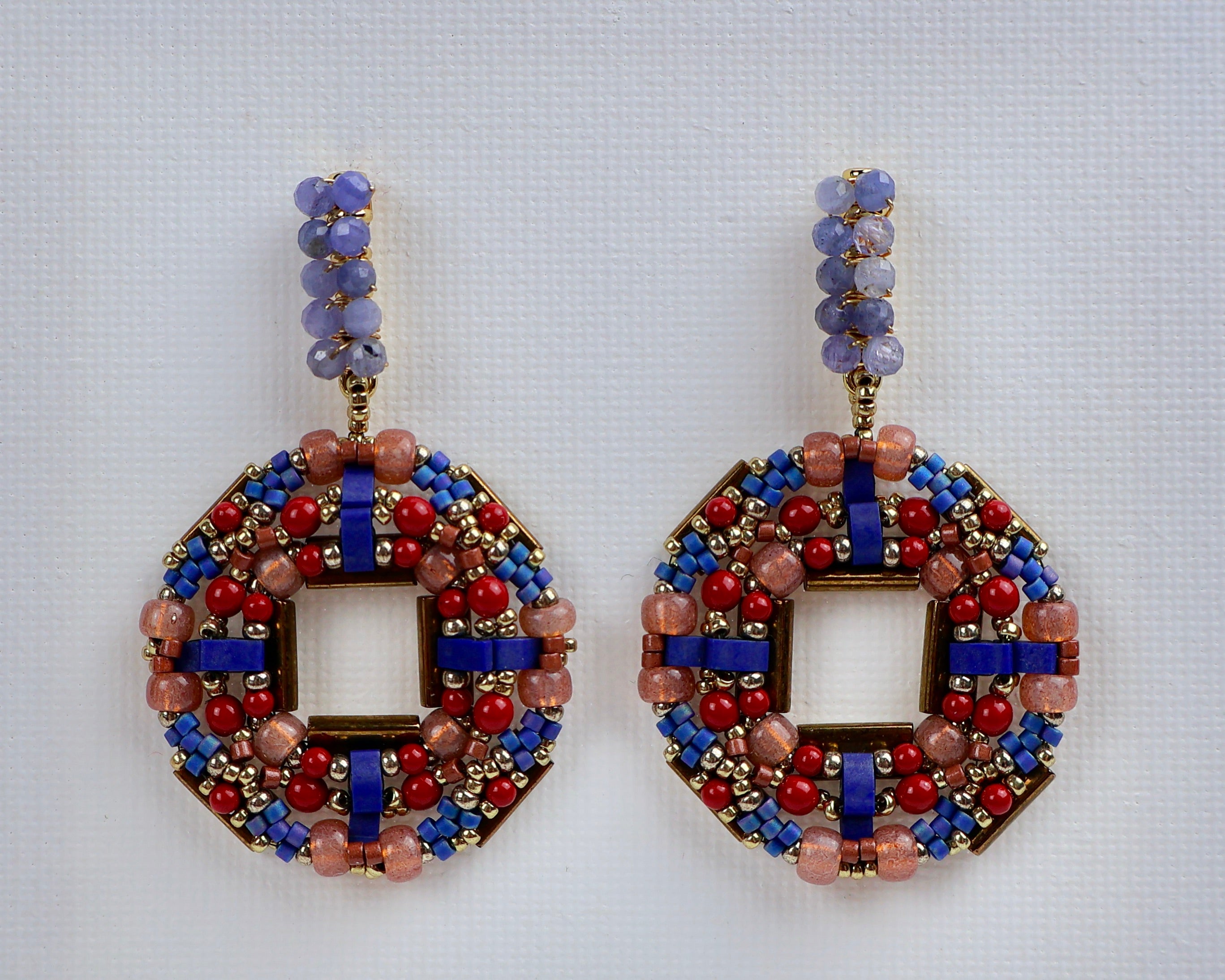 ''NUTMEG'' EARRINGS