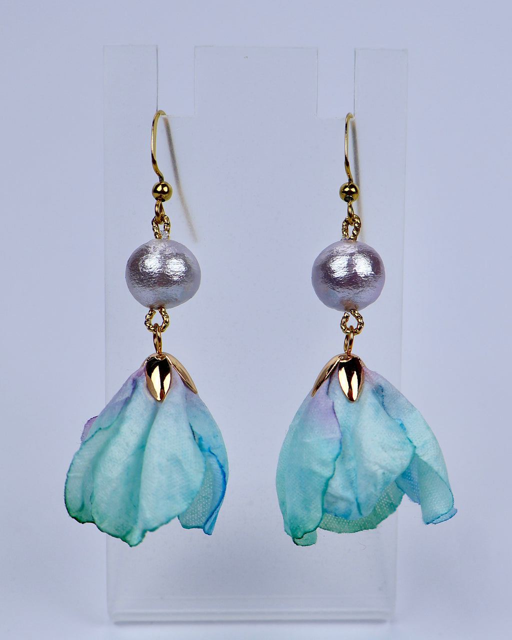 ''FLOWER SKIRT'' EARRINGS