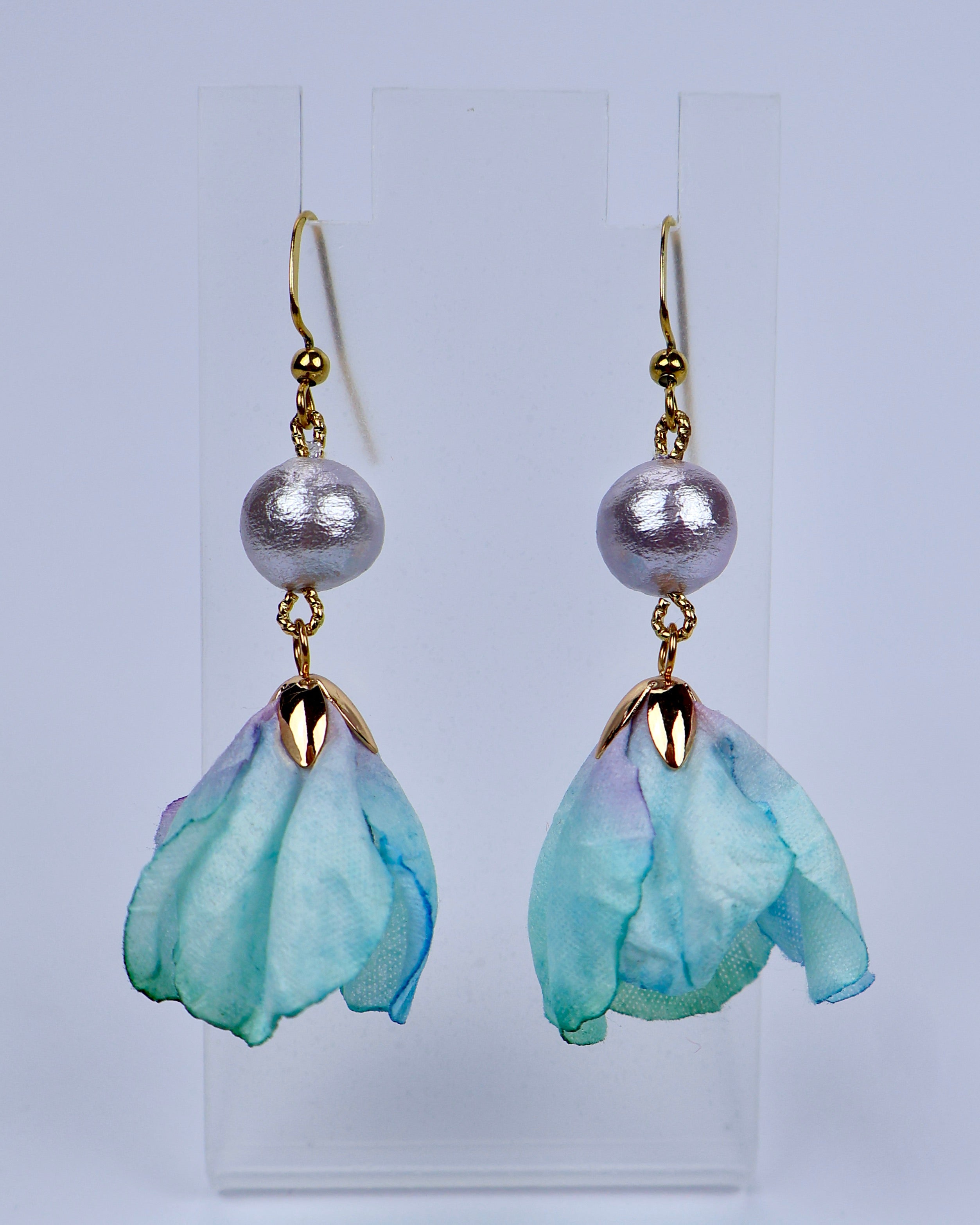 ''FLOWER SKIRT'' EARRINGS