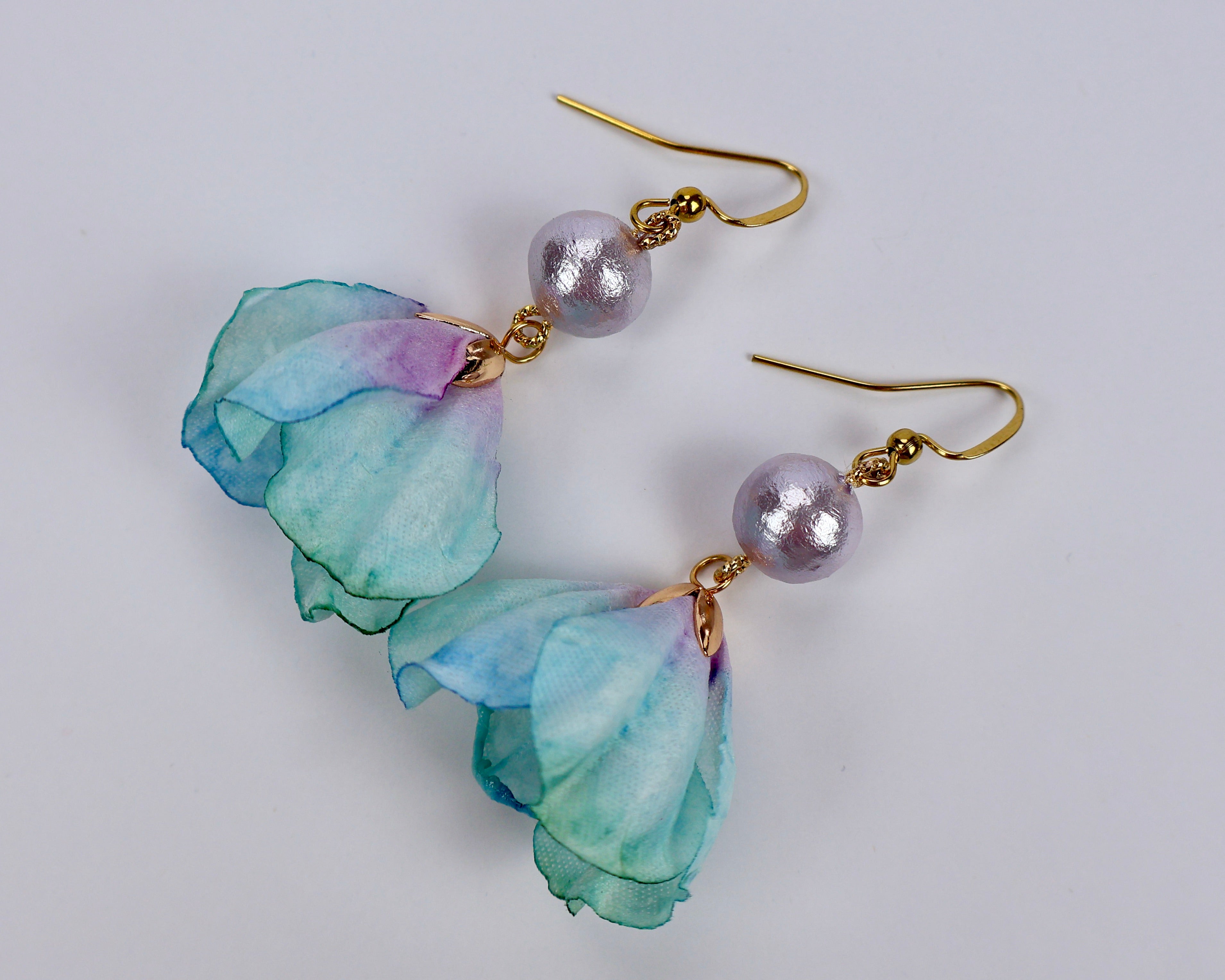 ''FLOWER SKIRT'' EARRINGS