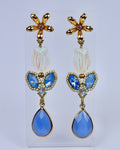 ''PINK DIAMOND'' EARRINGS