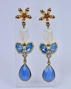 ''PINK DIAMOND'' EARRINGS